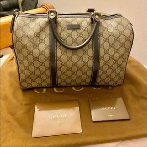 Authentic Gucci Speedy Boston Bag